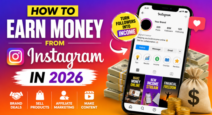 How to Earn Money from Instagram in 2026