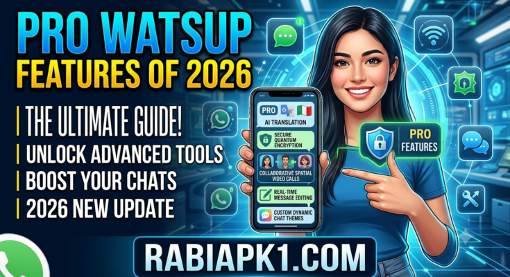 Pro WhatsApp (Watsup) Features of 2026