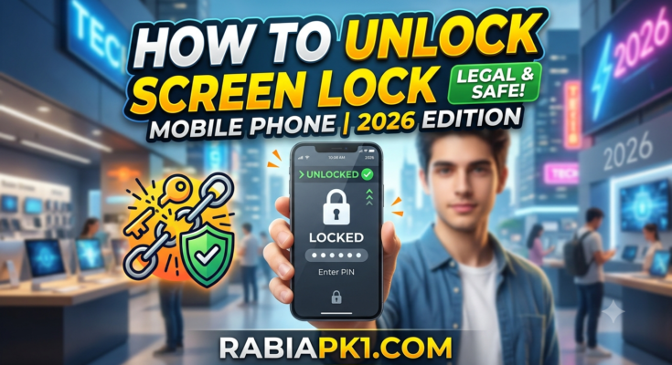 How to Unlock Your Smartphone Screen Lock Legally in 2026